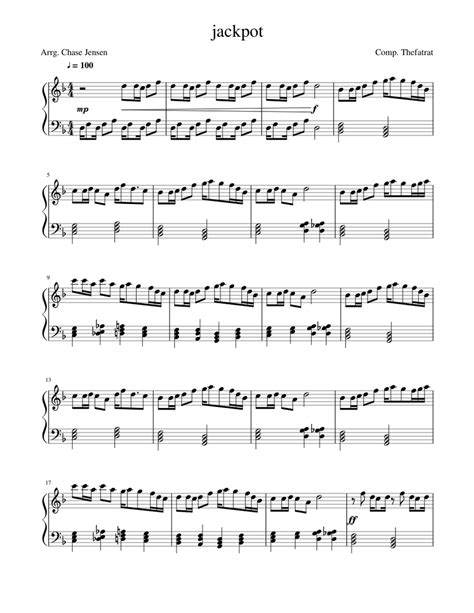 Jackpot – TheFatRat Piano Version Sheet music for Piano (Solo .